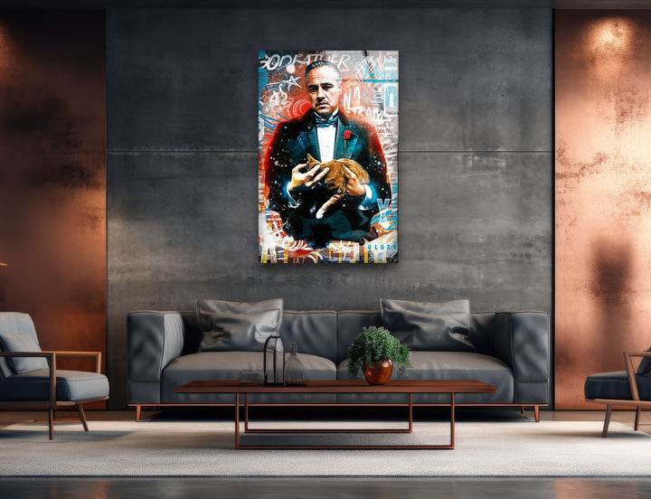 The Godfather Style Vol.2 Glass Wall Art glass pictures for Wall, glass prints wall art
