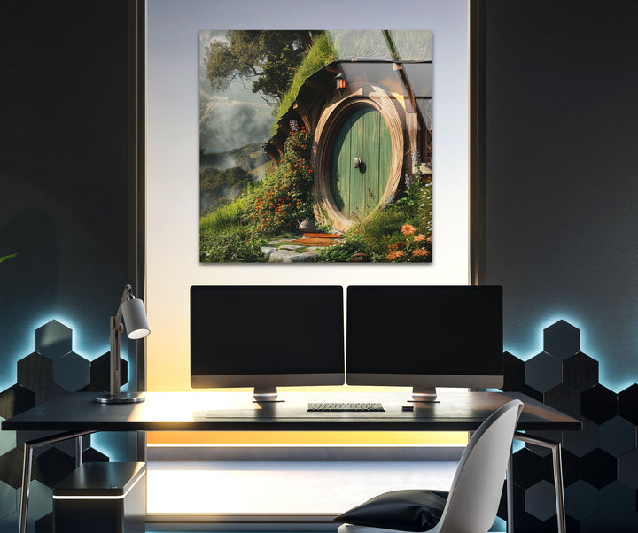 The Hobbit House Glass Wall Art glass photo prints, glass picture prints
