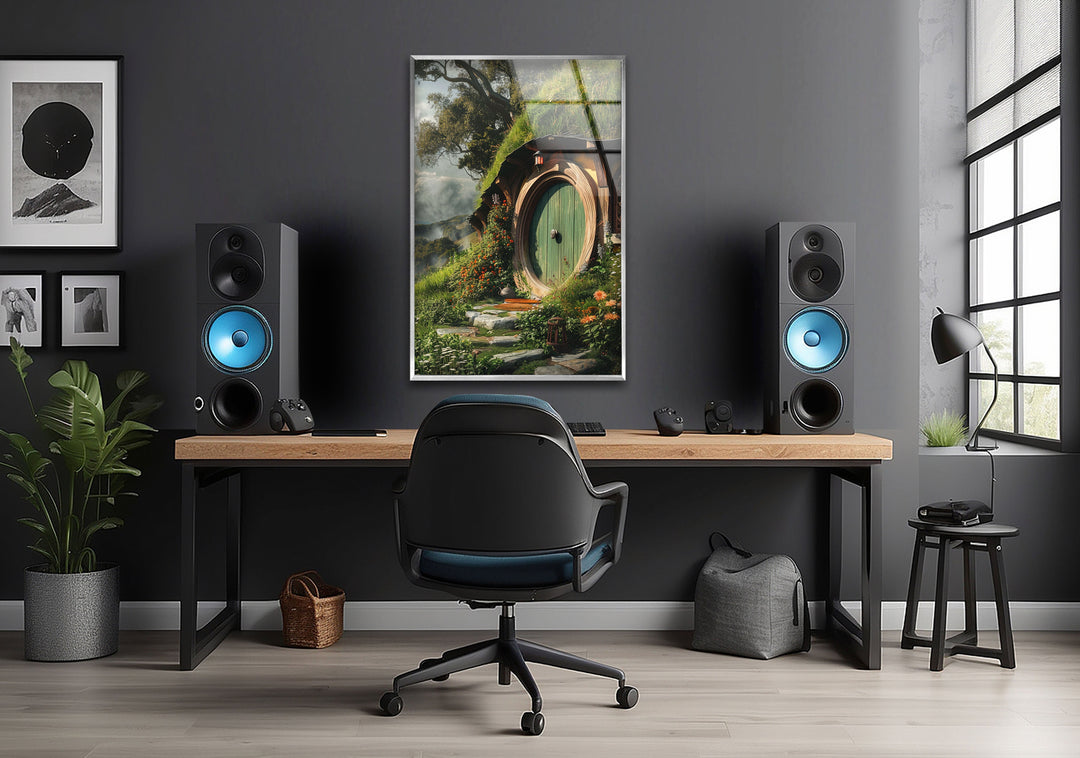 The Hobbit House Glass Wall Art glass image printing, glass prints from photos
