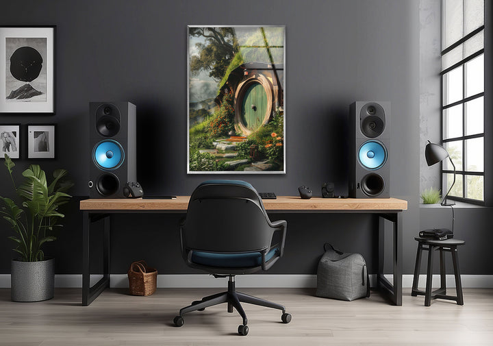 The Hobbit House Glass Wall Art glass image printing, glass prints from photos

