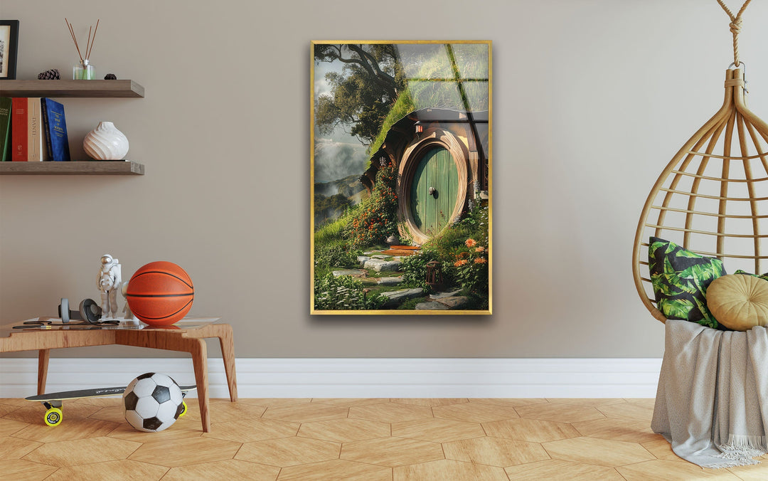 The Hobbit House Glass Wall Art large glass photo prints, glass wall photos
