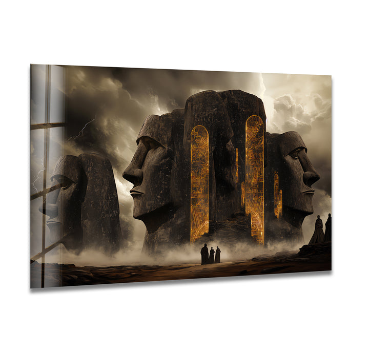 Stonehenge Glaswandkunst - Mystisches Monument