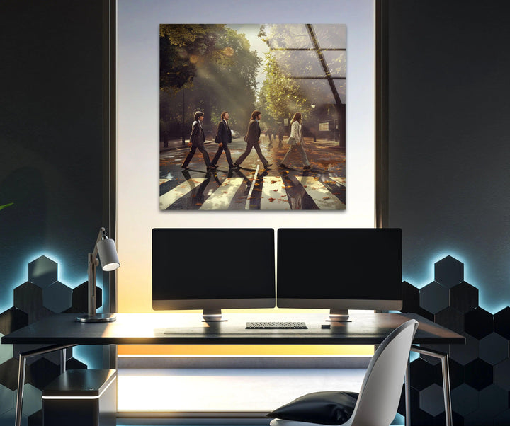 The Beatles Glass Wall Art custom glass pictures, glass art prints
