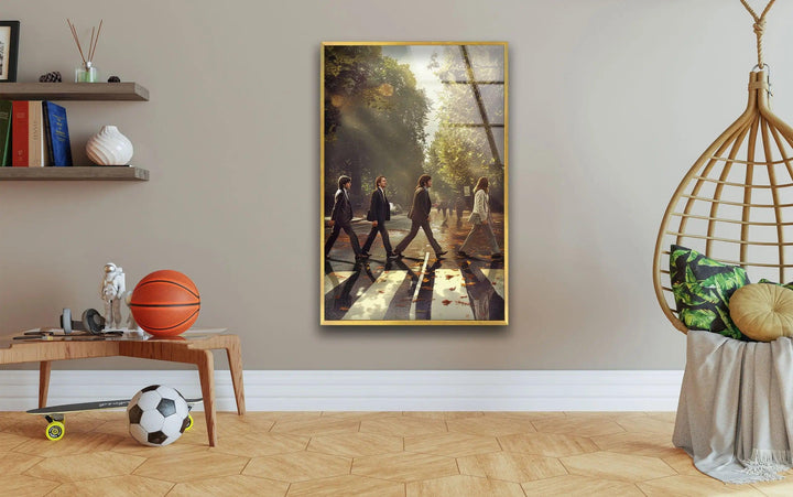 The Beatles Glass Wall Art custom glass photo prints, large glass prints
