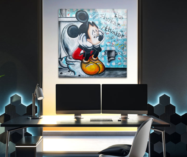 The Stinker Thinker Glass Wall Art art glass wall art, glass wall art pictures
