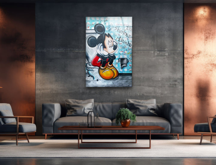 The Stinker Thinker Glass Wall Art glass photo prints, glass picture prints
