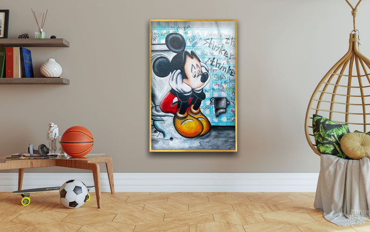 The Stinker Thinker Glass Wall Art glass pictures for Wall, glass prints wall art
