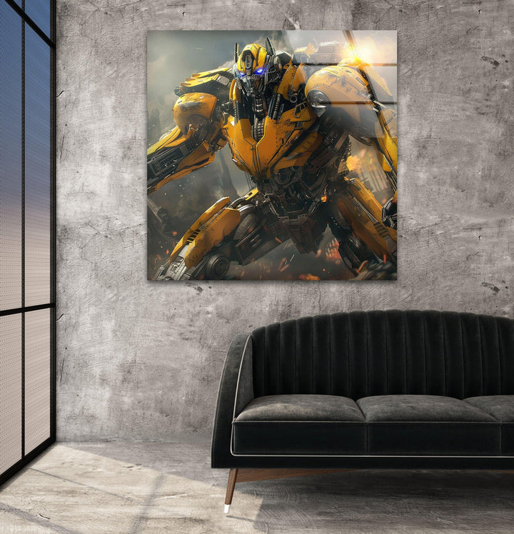 Transformers Bumblebee Picture on Glass Collections