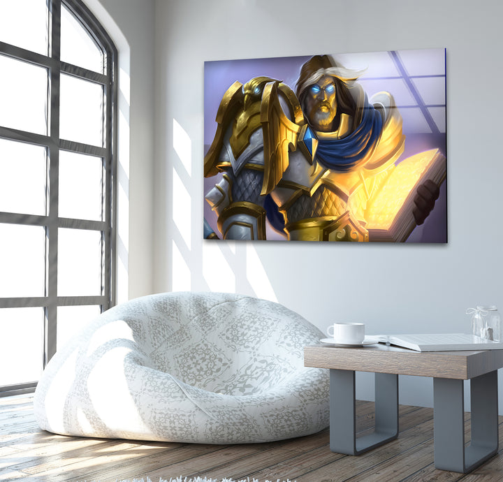 Gaming decor that combines bold colors and intricate artwork to celebrate gamer culture
