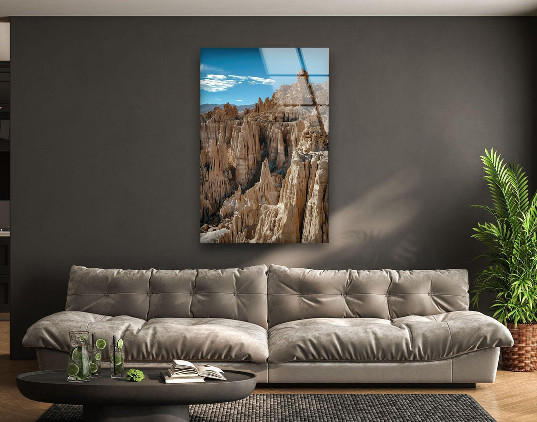 Nature wall art capturing the beauty of sculpted canyon rock formations.

