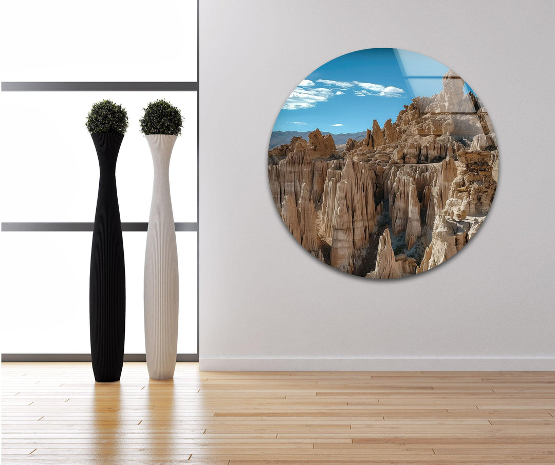 Canyon-themed wall decor highlighting the natural beauty of rocky landscapes.
