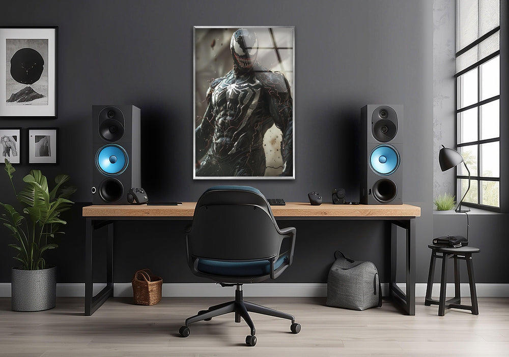 The Venom  Glass Wall Art
