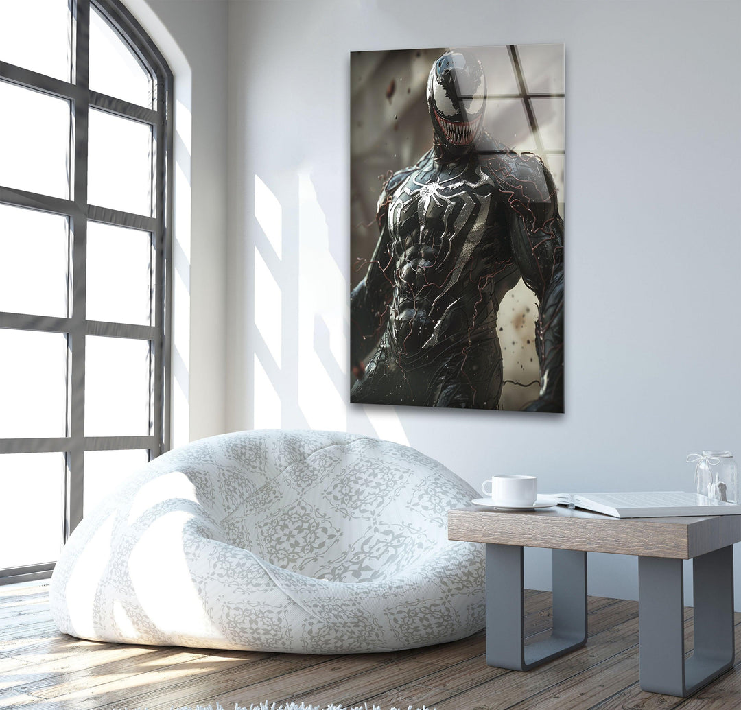 The Venom Glass Panels Art