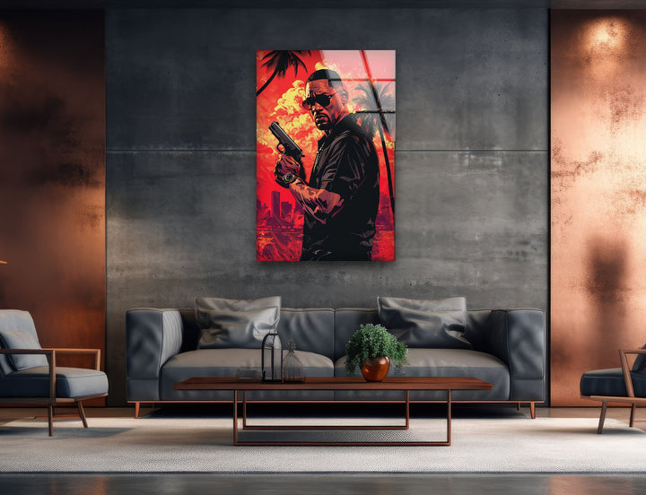Will Smith Red Glass Wall Art glass image printing, glass prints from photos
