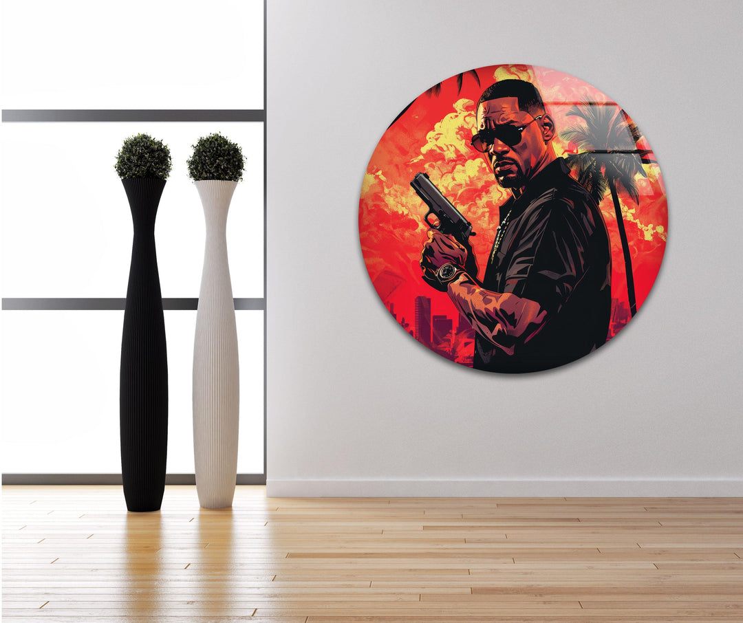 Will Smith Red Glass Wall Art large glass photo prints, glass wall photos
