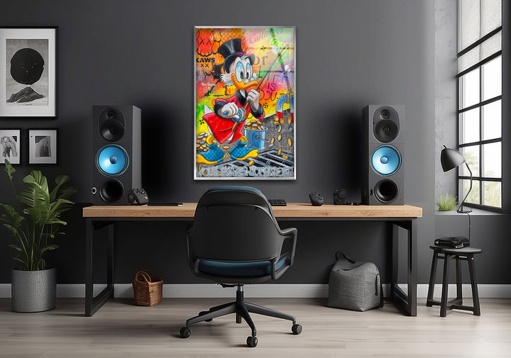 Work Smarter not Harder Glass Wall Art custom glass photo prints, large glass prints
