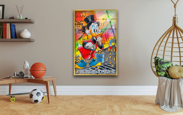 Work Smarter not Harder Glass Wall Art print picture on glass, Tempered Glass Wall Art
