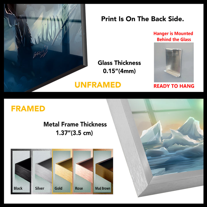 Lich King World Of Warcraft Glass Wall Art