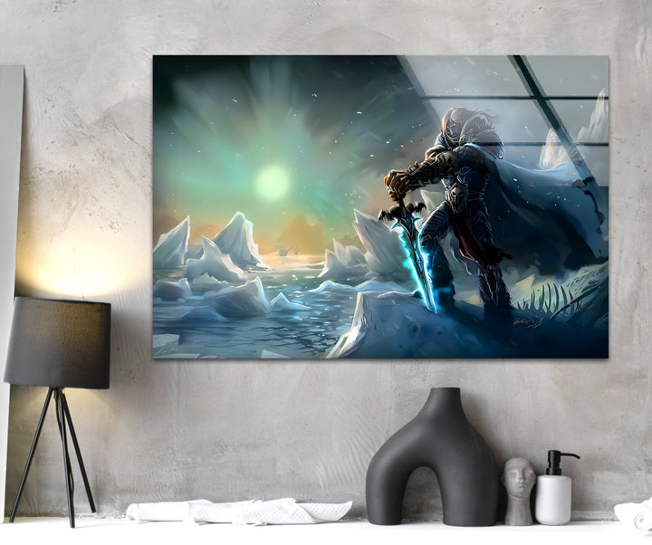 Video game art prints highlighting epic moments and characters from legendary gaming franchises
