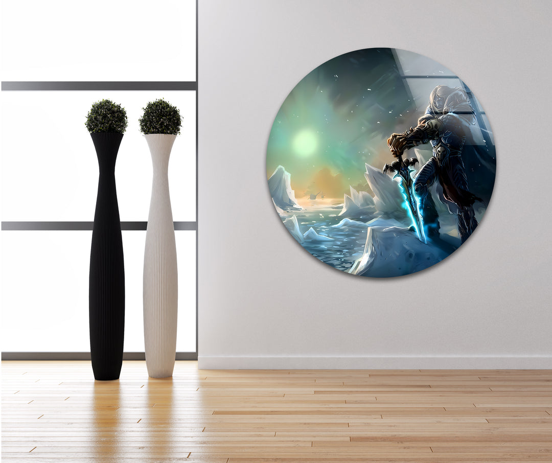 Bold and imaginative video game art perfect for creating a personalized and exciting gaming decor theme
