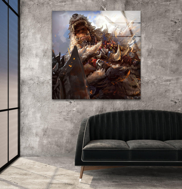 Artistic Wall Art on Glass Pieces