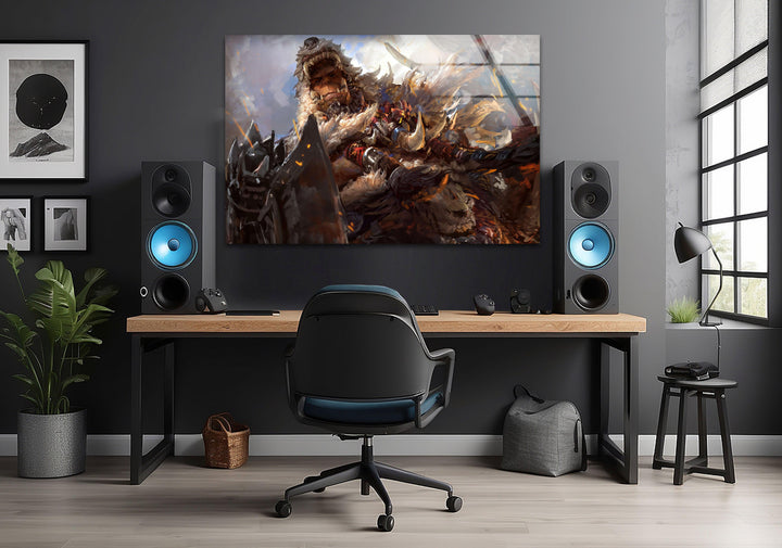 World of Warcraft Durotan Glass Wall Art