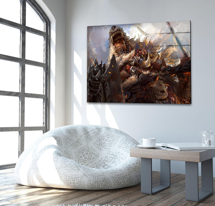 World of Warcraft Durotan Glass Panels Art