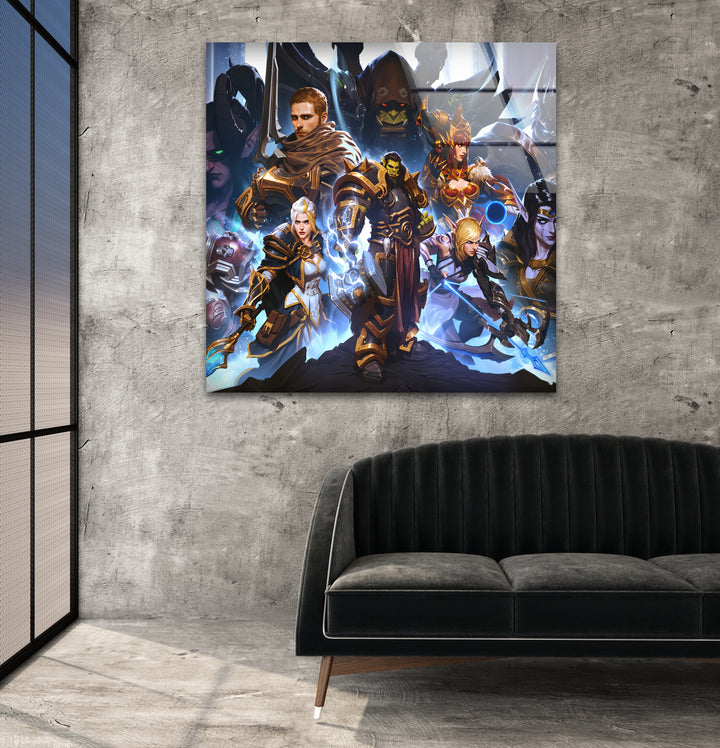 Vibrant gaming art prints designed to capture the excitement and adventure of video games
