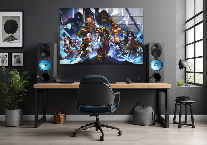 Gamer wall decor featuring creative and stylish gaming art prints for dedicated players
