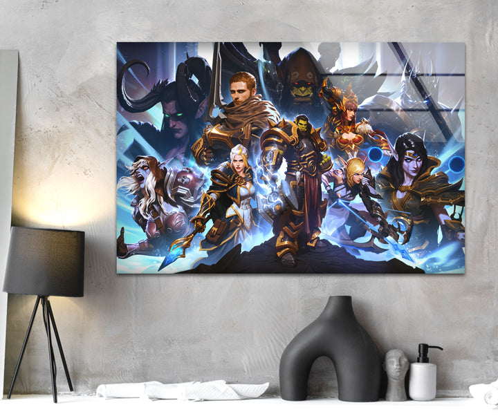 Gaming art prints blending vivid colors and imaginative designs for the ultimate gaming decor style
