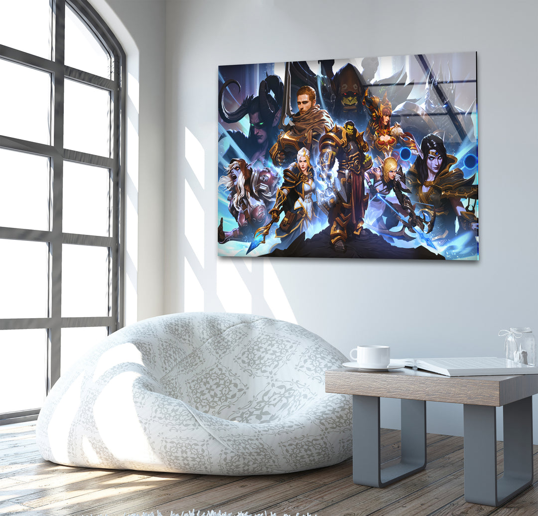 Video game art showcasing immersive worlds and characters perfect for gaming decor enthusiasts
