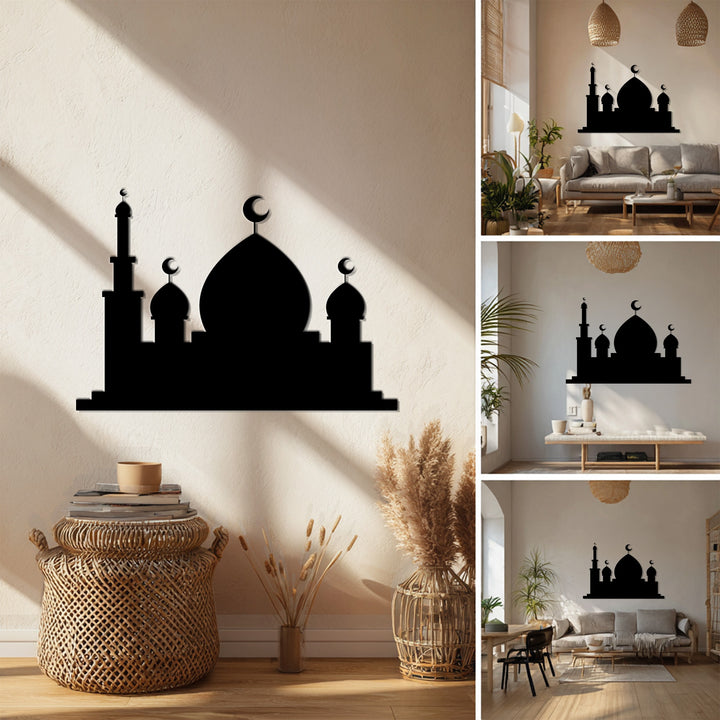 Spiritual Islamic metal wall art silhouette