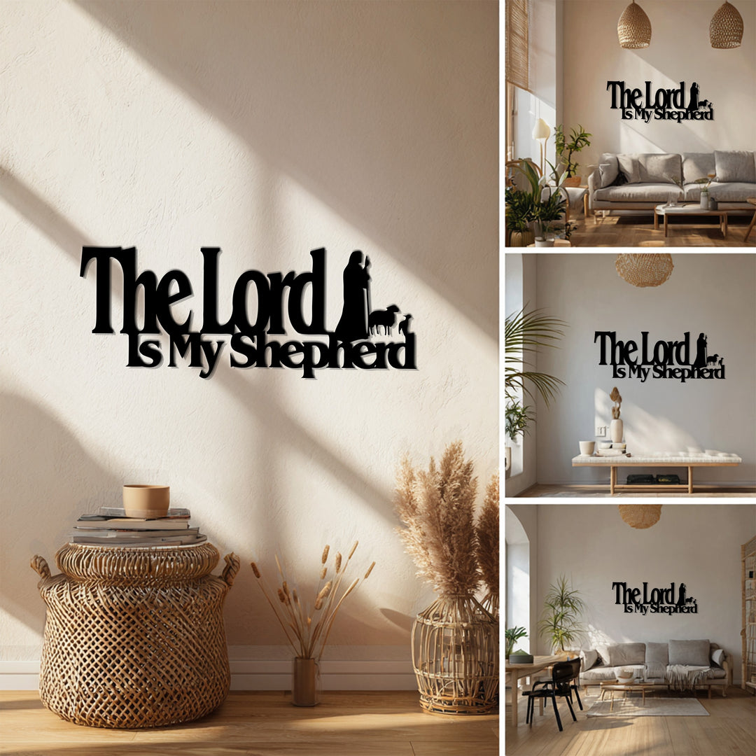 The Lord Is My Shepherd – Christian Metal Wall Art