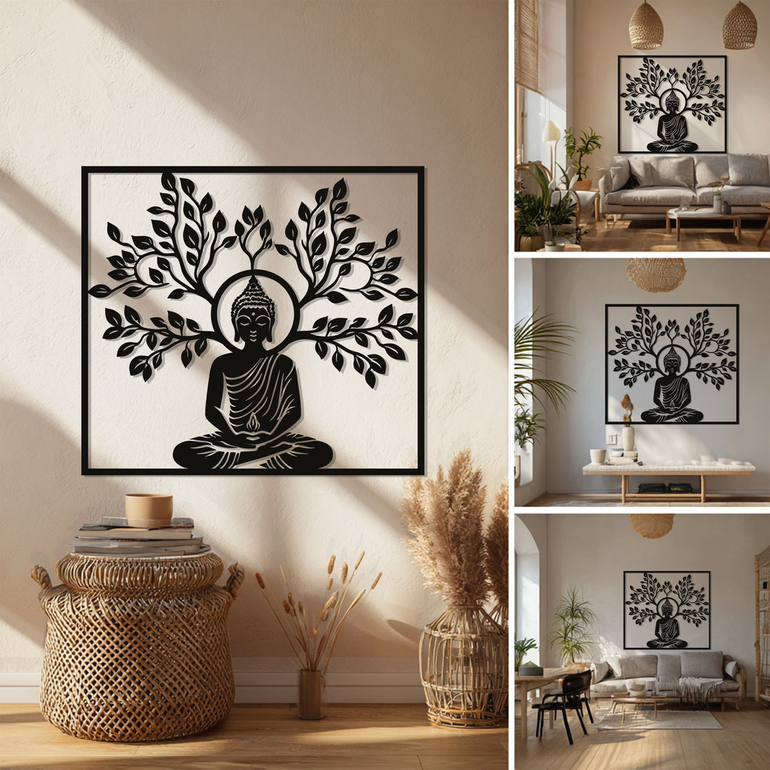Buddha Serenity – Sacred Meditation Metal Wall Art