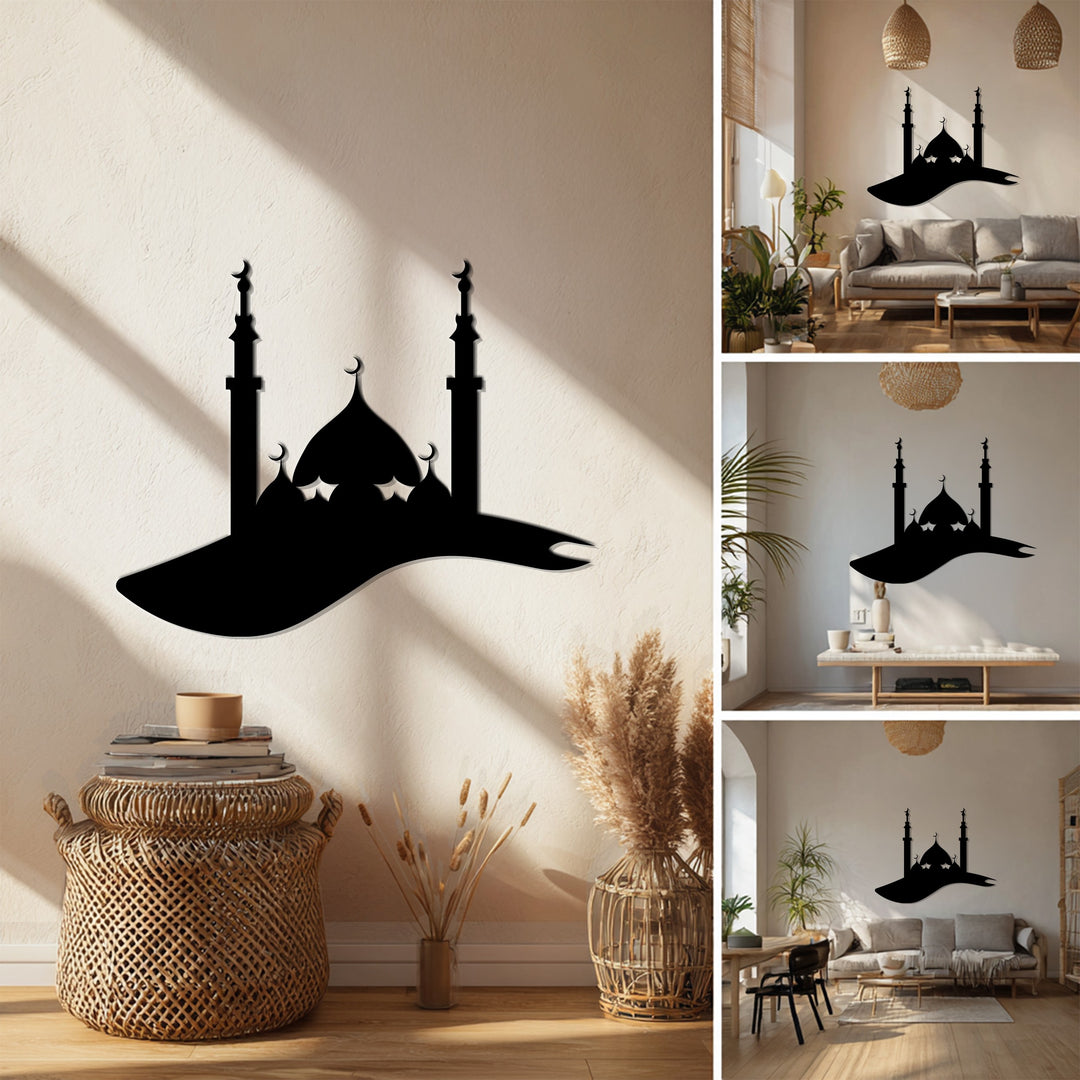 Western-Cowboy-Silhouette – Pferd & Rodeo Metall Wandbilder