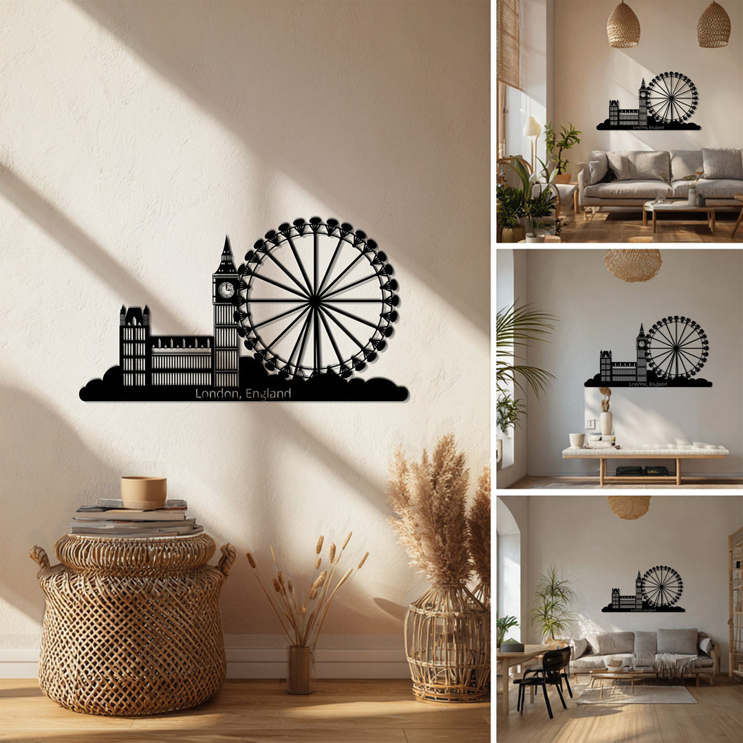 Western-Cowboy-Silhouette – Pferd & Rodeo Metall Wandbilder