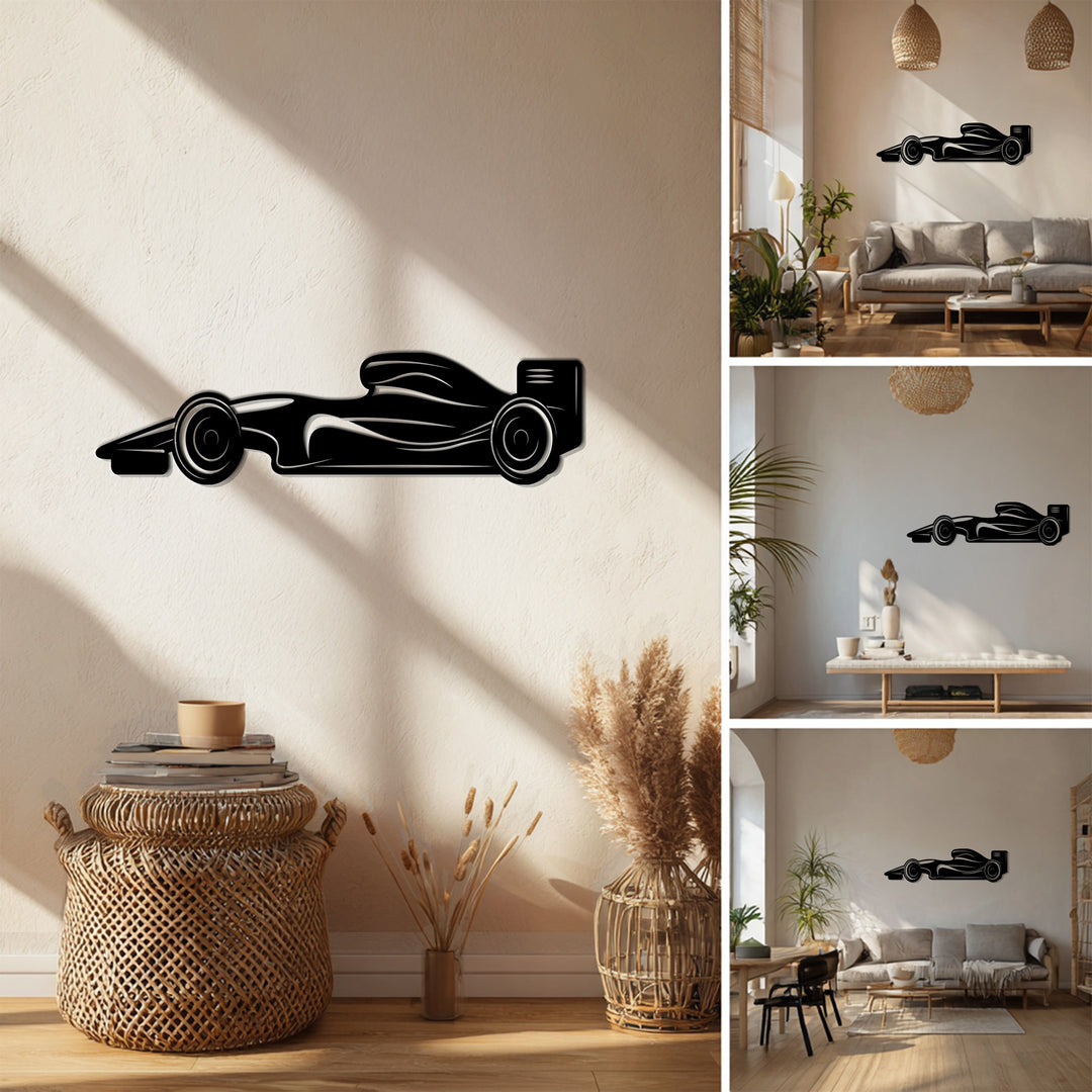 فيلوسيتي درايف - سيارة سباق فورمولا فن جداري معدني