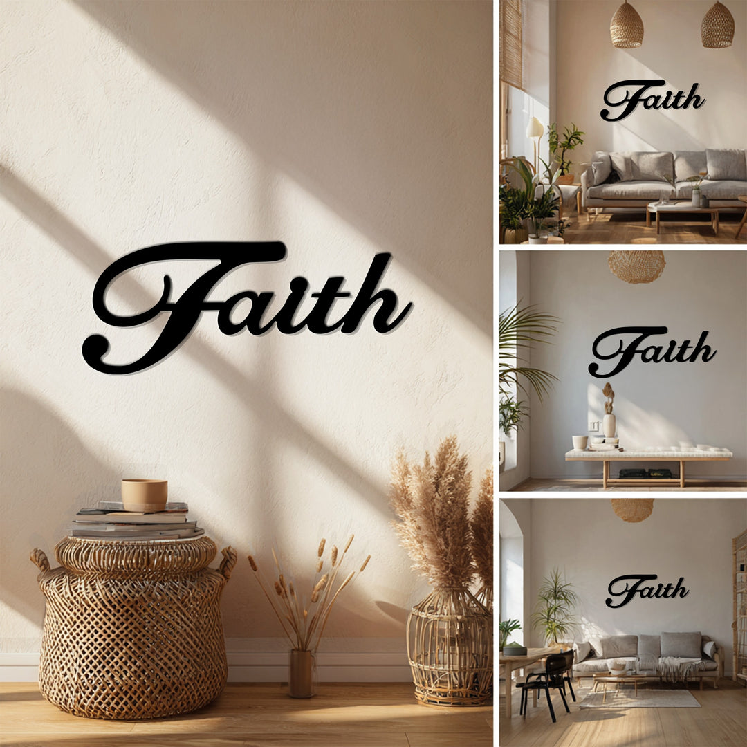 Faith – Inspirational Metal Wall Art