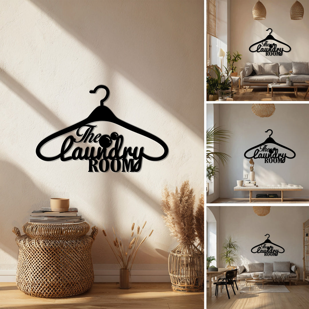 The Laundry Room – Modern Hanger Metal Wall Art