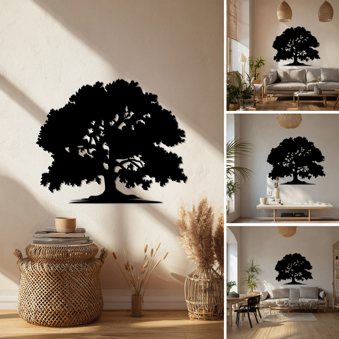 Majestic Oak –  Metal Tree of Life Wall Art