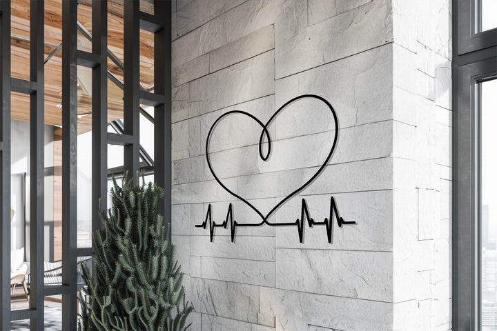 Bedroom infinite heart wall decor