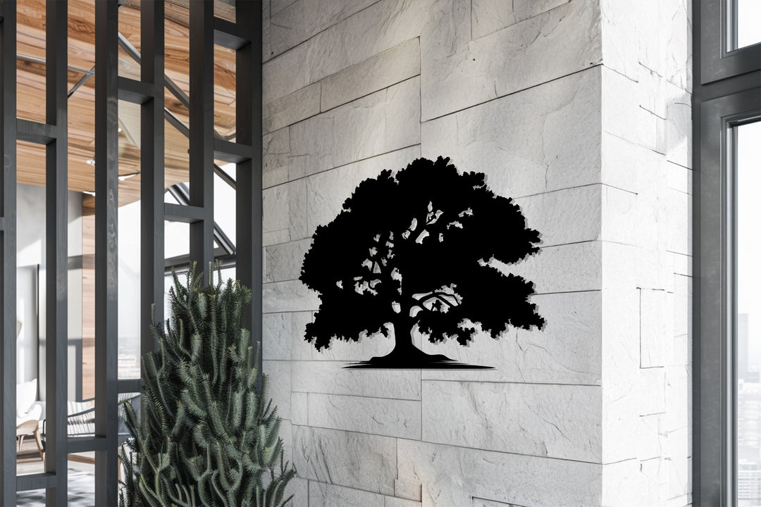Majestic Oak –  Metal Tree of Life Wall Art