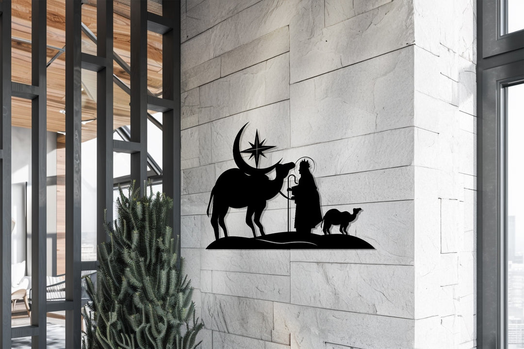 رحلة مصحوبة بمرشدين - ميلاد الملوك الثلاثة فن جداري معدني