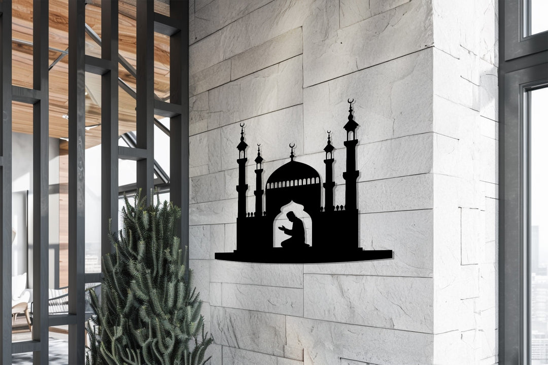 Western-Cowboy-Silhouette – Pferd & Rodeo Metall Wandbilder