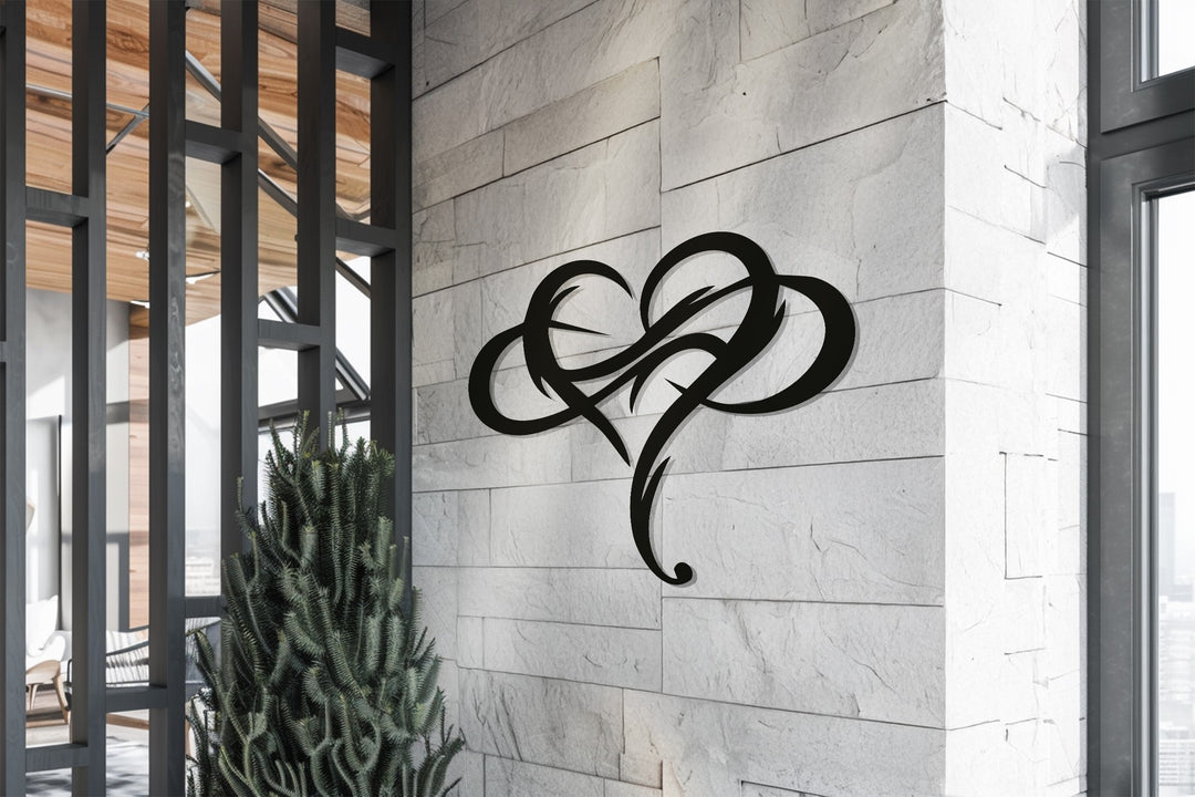 Tribal Heart – Modern Metal Wall Art