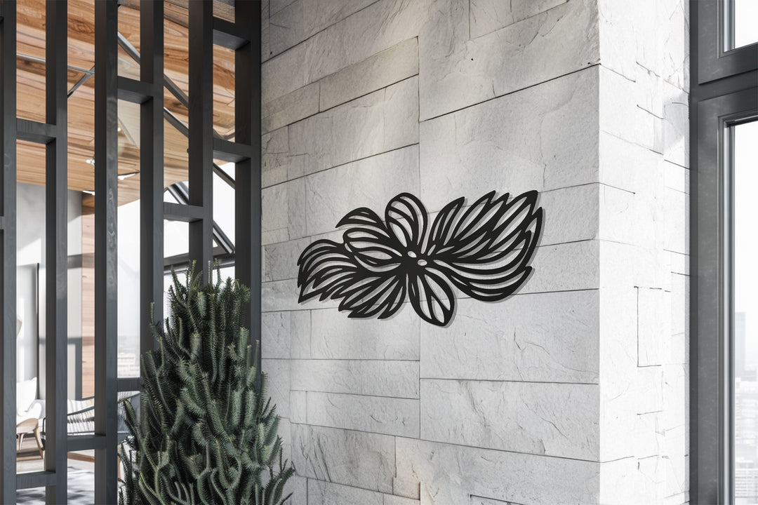 Floral Bloom – Modern Flower Metal Wall Art