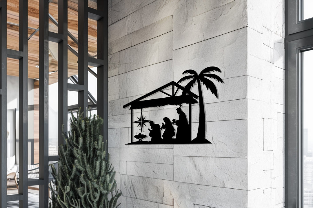 Belén de Nochebuena – Navidad Decoración De Pared Metal