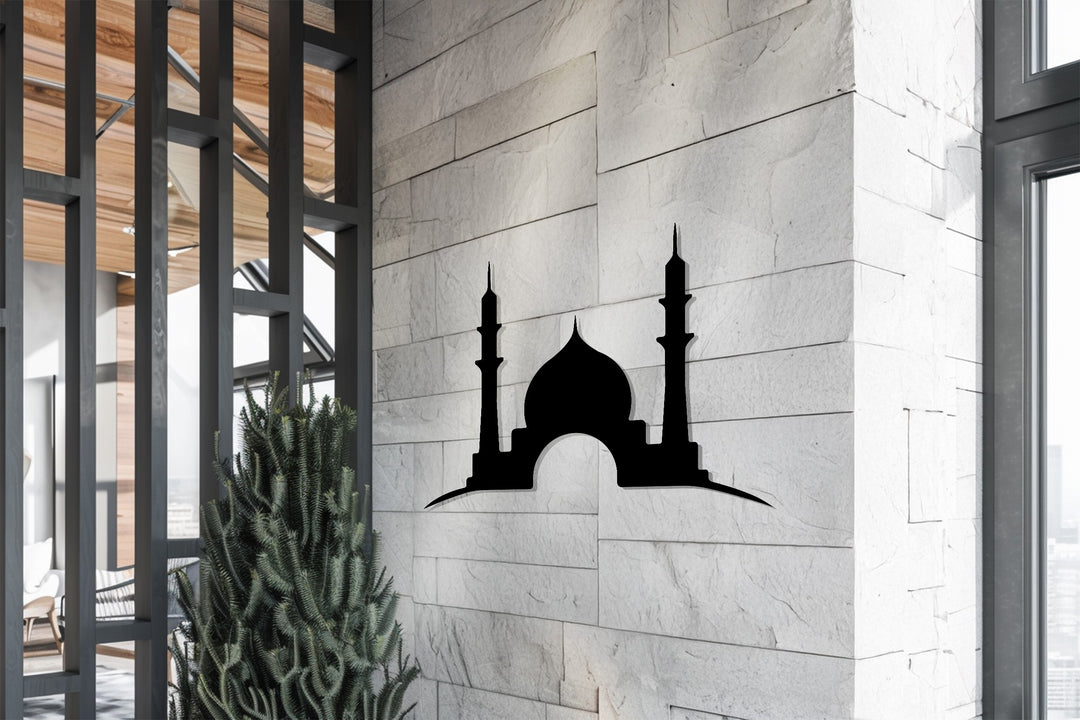 نمط التناغم - هندسي حديث فن جداري معدني لوحة