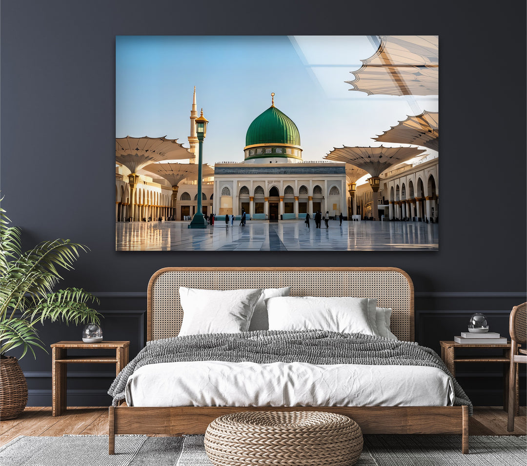 Islamic décor featuring Al-Masjid an-Nabawi