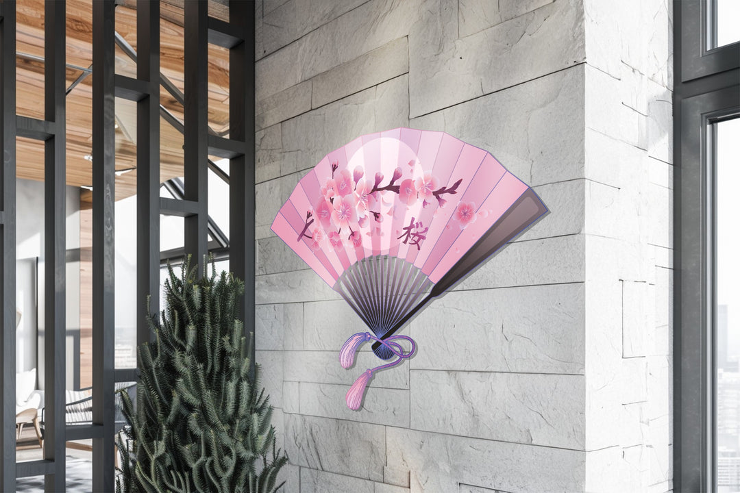 japanese sakura metal wall art